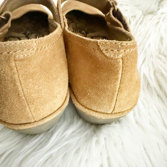 FLY LONDON | Wedge Caramel Tan Robi Adjustable Mary Jane Strap | 39, 8.5 - Picture 4 of 8